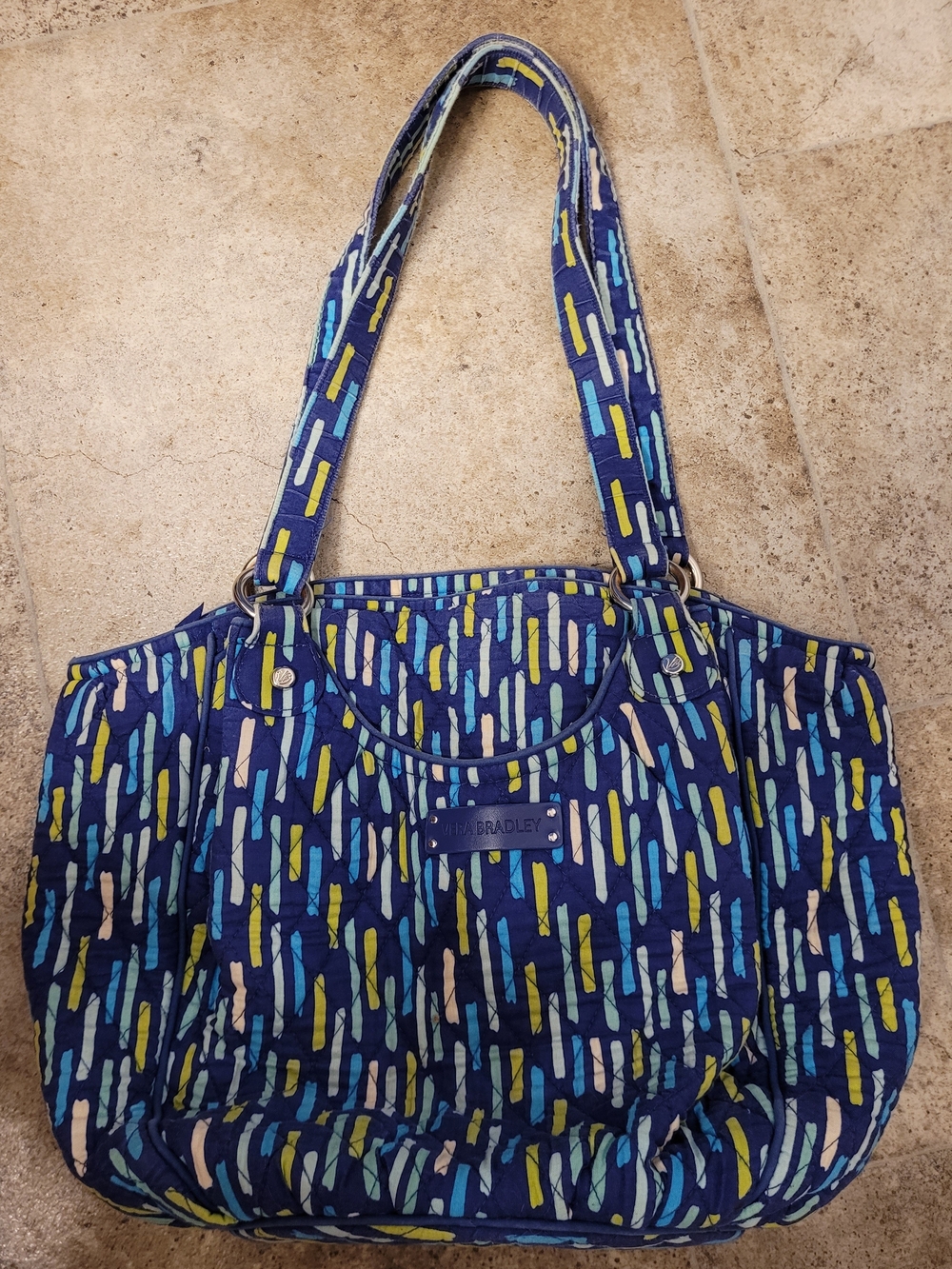 Vera Bradley "Katalina Showers" Pattern Shoulder Bag/Tote